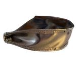 Alexander McQueen  Metallic Silver Clutch Photo 5