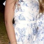 white & blue romper Photo 0