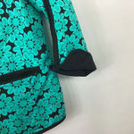 Bob Mackie  Wearable Art Floral Zipper Jacket Medium Photo 2