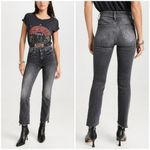 💕MOTHER💕 The Insider Crop Step Fray Jeans ~ Save Your Soul 33 NWT Black Photo 7