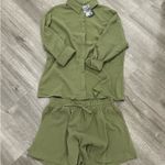 Green 2 piece long sleeves lounge set Size M Photo 1