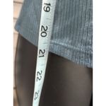 Mossimo Supply Co. Teal Wrap Front Long Sleeve‎ Ribbed Size Medium Blue Photo 2