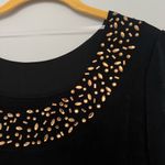 Chico's NEW NWT Black Rhinestone Midi Dress Photo 4