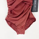 MiracleSuit  Rock Solid Revele One Piece Underwire Swimsuit in Tamarind Brown Photo 3