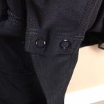 EXPRESS Women’s Black Metallic Swiss Dot Keyhole Cut Out Long Sleeve Bodysuit Photo 4