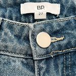 Nordstrom BP Quilted Patchwork High Rise Straight Leg Jeans | Blue/Pastel | 27 Photo 5