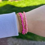 Pink Stack Beaded Bracelet Photo 0