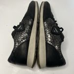 Ecco Shoes Women’s Black Sneaker Leather Danish Metallic Sneak Trainer Size 10 Photo 11