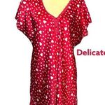 Delicates  brand silky feel red Nighty with heart design! Photo 1