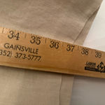 Sigrid Olsen  So Be It 100% Linen Khaki Wide Leg High Rise Women’s Sz 10 Pants Photo 4