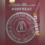 Eddie Bauer NWT  plum workwear stain resistant long sleeve shirt M Photo 6