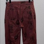 Miaou Graphic Brown Fargo Straight Leg Trousers Size Medium Photo 6