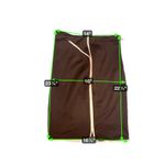 Alfani Chic Wrap Skirt Black & Cream Trim Pencil Knee size L Photo 1