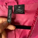 Vintage pink leather suede barbie core jacket size‎ 2X Photo 4