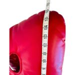 A.W.A.K.E. MODE‎ Small Lucy Faux Leather Padded Top Handle Bag Red Photo 3