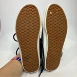 Vans Sk8 mid high top sneakers rose thorns embroidered black red women’s size 8 Photo 6