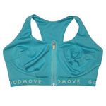 Marks & Spencer GOODMOVE Ultimate Support Sports Bra 40DDD Turquoise Zip Front Blue Size undefined Photo 1