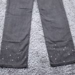 Levi's Levi’s Low Pro Stonewash Mid Rise Relaxed Straight Gray Bleach Splatter Size 28 Photo 3