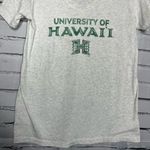 Blue 84 Women's Gray University of Hawaii V-Neck Top SZ M Relaxed Fit Unisex Y2K Photo 3