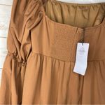 Exlura NWT  • Mini Dress • Brown • Long Sleeves • Puff Sleeves • XXL Photo 5