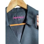 Vintage Tom and Linda Platt Luxury Fashion Lable, Black Button Dress, Flare Hem Photo 2