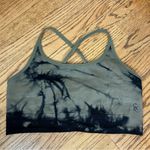 Good American | Tie Dye Seamless Hunter Green Sports Bra Size 5/6 Photo 2