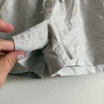 Reiss  Lacey Linen Blend Pull On Shorts in Gray Size 4 Photo 4