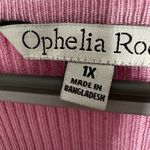 Ophelia Roe  Viscose Nylon Pink Sweater Size 1X Photo 2