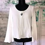 Polly & Esther White Long Sleeve Top Photo 0