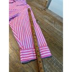 CHAPS  Pink‎ Striped Button Up Shirt 3X XXXL Collared 3/4 Sleeve Top White Casual Photo 6