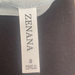 Zenana Outfitters Light Blue Lace Detail Long Sleeveless Top Size S Photo 4