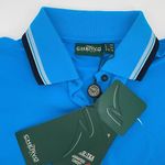 Chervo Womens‎ Short Sleeve Stretch Collared Golf Polo Shirt Blue Size Small NWT Photo 1