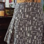 Armani Exchange Black & White Pleated Mini Knit Skirt Photo 13