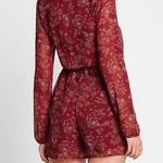 BCBGeneration Floral Print Scarf-Neck Romper NWT Photo 1