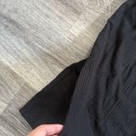 Athleta  Black Hooded Sweater Ribbed Cardigan Casual Loungewear XS Photo 7