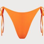 Berlook Orange Reversible Triangle Bikini Set, NWT Photo 6