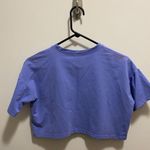 Winnie the Pooh Baby Girl Blue Cropped Tee Size M Size M Photo 1