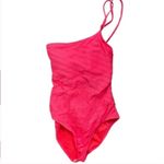 La Blanca Linea Costa One Shoulder One Piece Swimsuit 10 Coral Photo 2