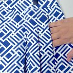 J. McLaughlin Navy and White Skort Size L Photo 3