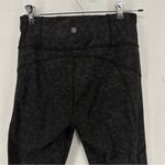 Athleta  Rainer Cheetah Printed Tight Leggings Pocket Reflective Small Black Photo 9