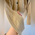 Love Tree NWOT Sweater Cardigan Beige Size Large Photo 1