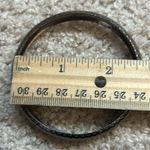 Women’s vintage dark silver tone unique patterned bangle bracelet‎ one size Photo 4