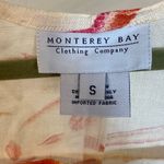 Monterey Bay Clothing Company Dress Floral Sleeveless Summer‎ Small Tan Photo 2