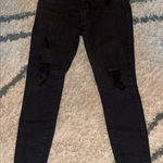 Judy Blue Just blue  Black Distressed Skinny Jeans Women 7/28 euc Photo 0