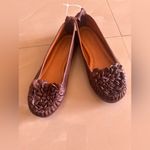 Forever 21 Women's Floral Brown Flats BCBGMASAZRIA SHOES 5.5 Photo 7