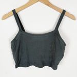 Alo Yoga  Ribbed Crop Whisper Bra Tank - Dark Cactus Photo 3