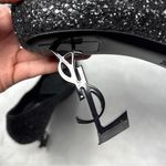 Saint Laurent Opyum Glitter 85 YSL Stiletto Pointed Toe Pumps Heels Black 38.5 Photo 6