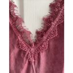 Burgundy Lace One Size Tank Italy Feminine Free Size Ethereal Red Photo 4