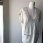 Gap sweater vest cream in color never worn NWOT oversized coastal grandma Photo 3