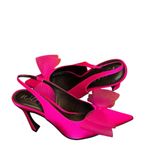 Wild Pair  Pink Slingback Bow Shoe/Pumps(Size 8.5M) Photo 7